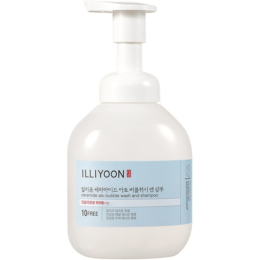 ILLIYOON Ceramide Ato Bubble Wash and Shampoo 400mL Asian Secrets of Beauty (B2B)