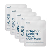 KLAIRS Rich Moist Soothing Tencel Sheet Mask 25mL * 5 PCS