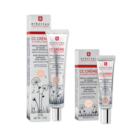 Erborian CC Cream Clair 15mL / 45mL ( High Definition Radiance Face Cream )