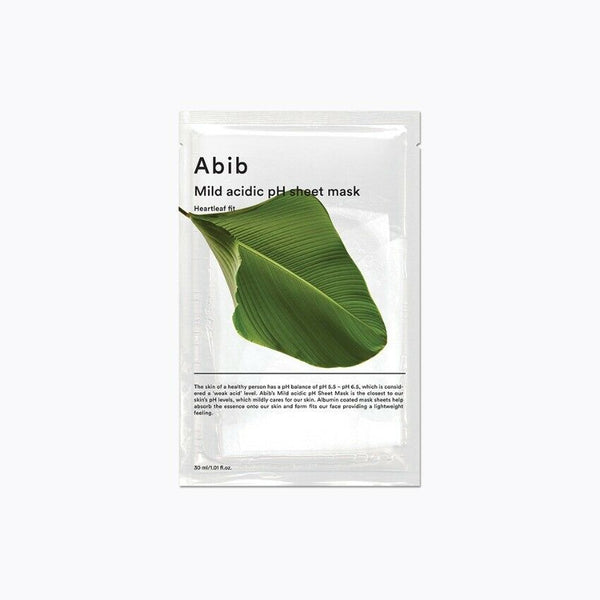 ABIB Mild Acidic pH Sheet Mask Heartleaf Fit 30mL * 10 PCS