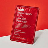 By Wishtrend Natural Vitamin 21.5 Enhancing Sheet Mask 23mL * 9 PCS