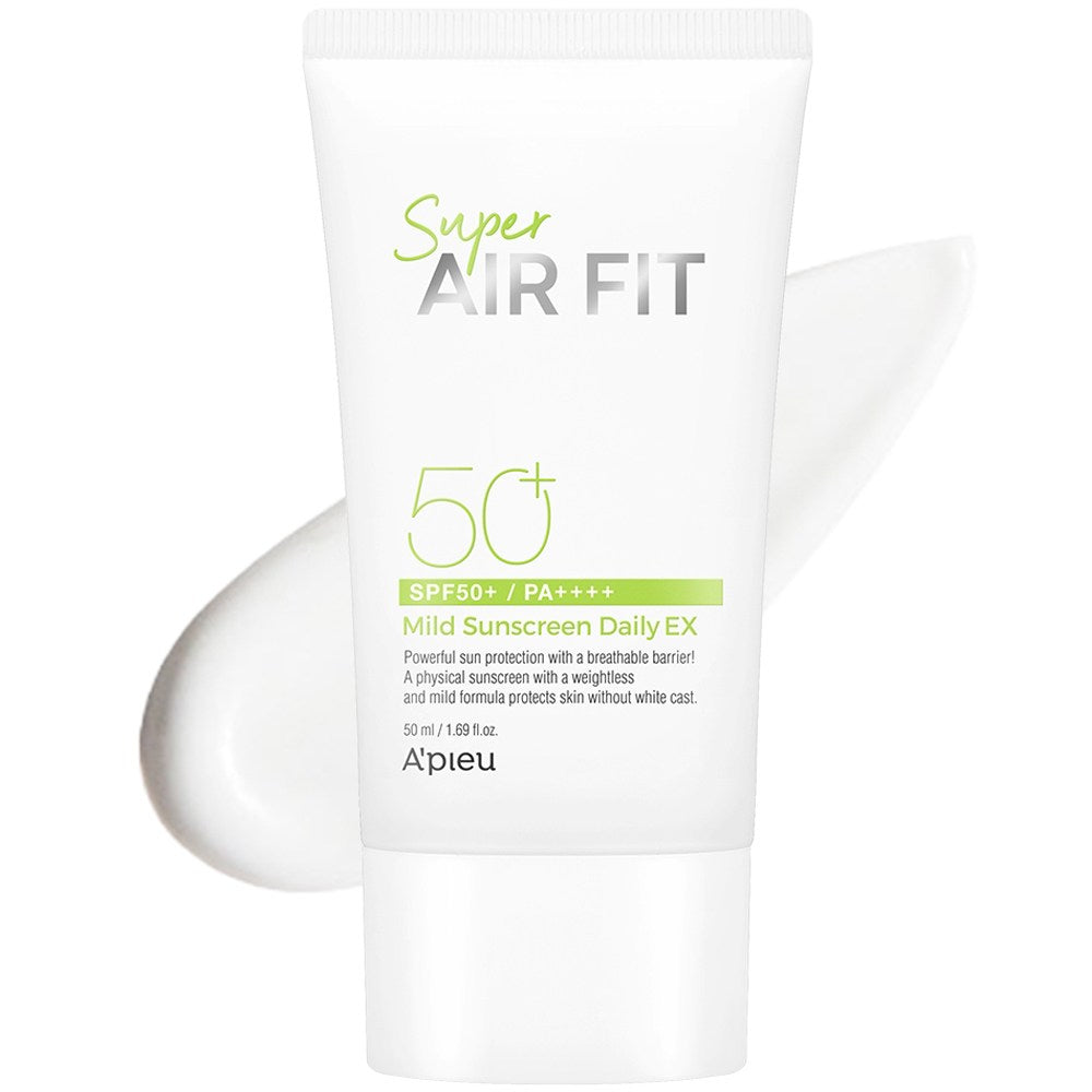 A'PIEU Super Air Fit Mild Sunscreen 50mL Daily EX – Asian Secrets of ...